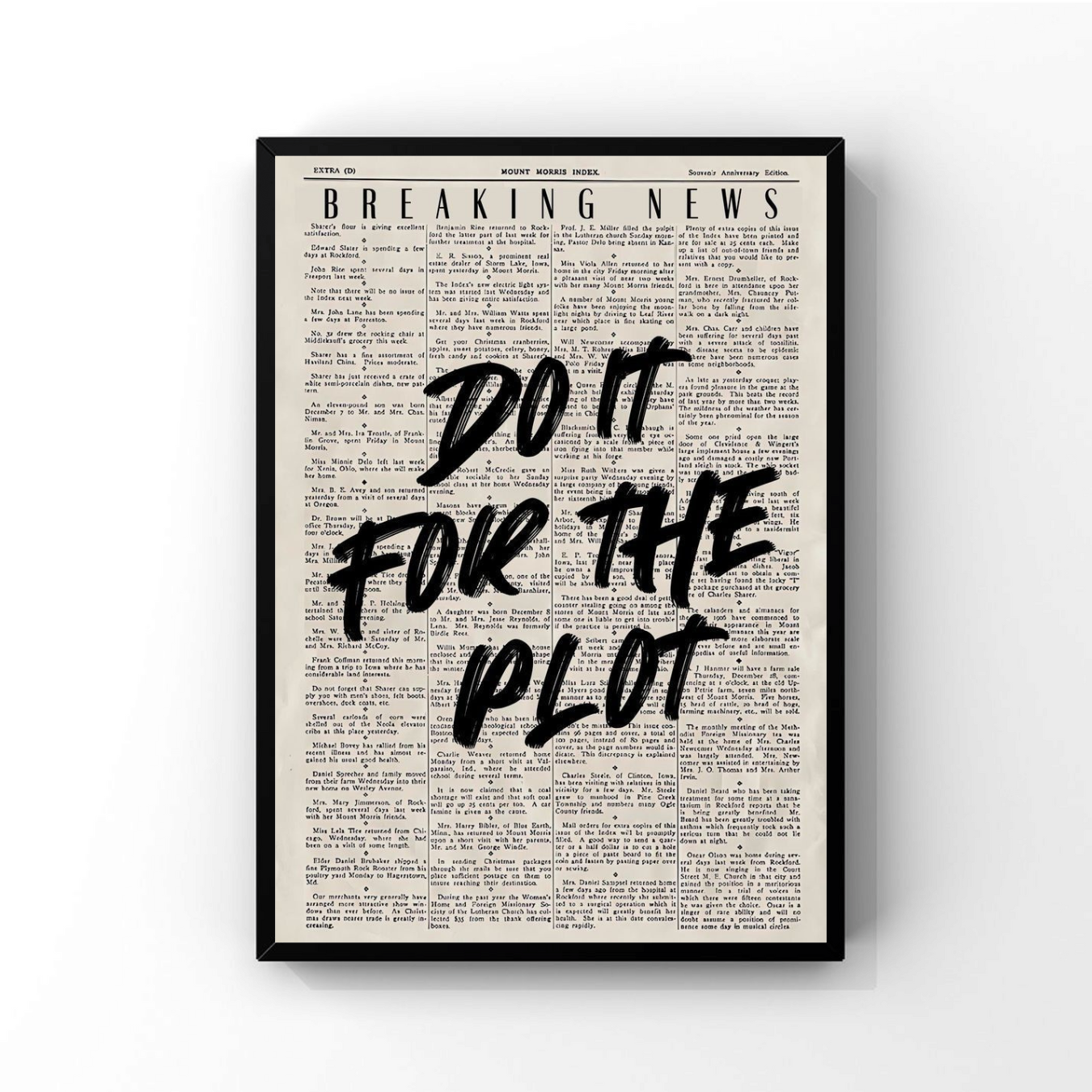 For The Plot